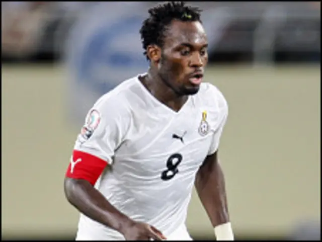 Ghana harus tampil di Afsel tanpa Michael Essien yang cedera