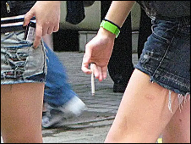 中国女性吸烟者