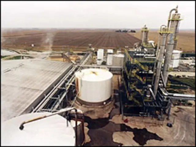 Planta productora de etanol.
