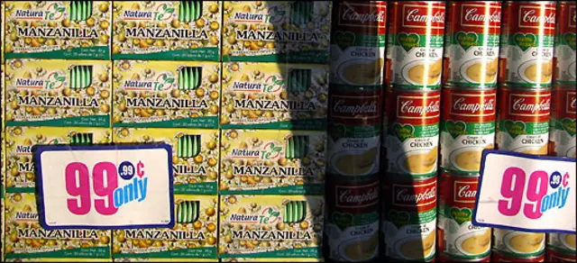 Vitrina de supermercado en Los Angeles, California