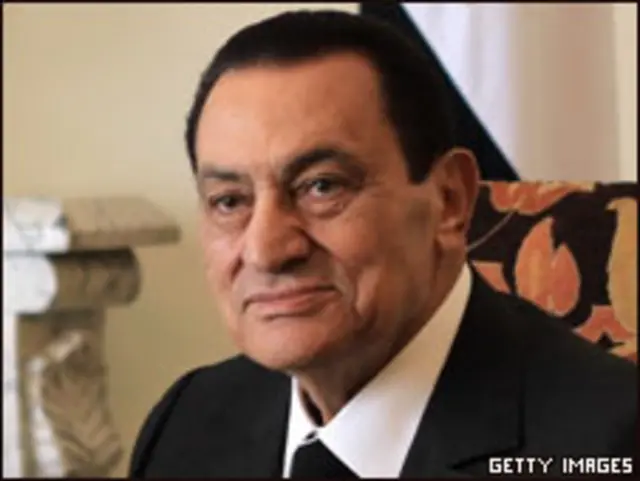 El presidente egipcio, Hosni Mubarak