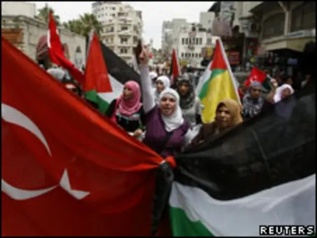 Protesta en Ramallah