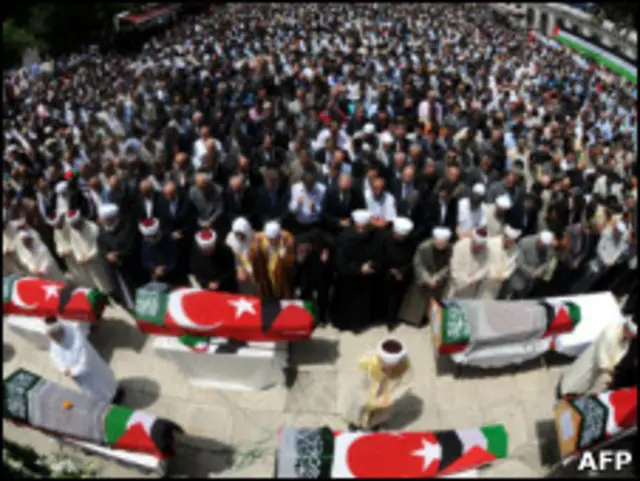 Pemakaman korban Gaza di Turki