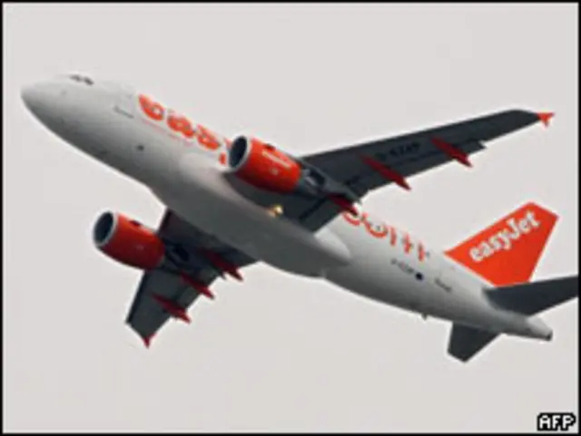 Un avión de Easyjet