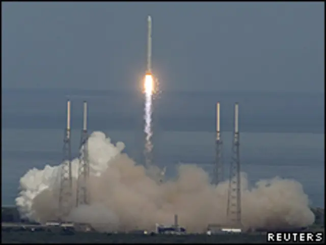 پرتاب فالکون 9 از فلوریدا