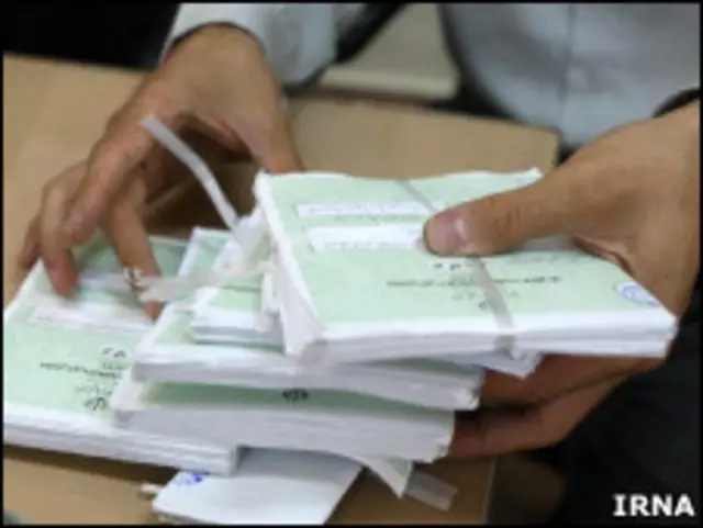 تصاویری از بازشماری آرا