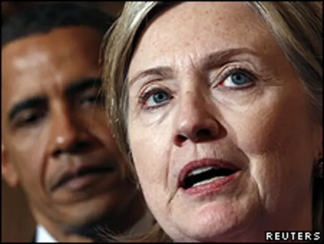 Hillary Clinton y Barack Obama