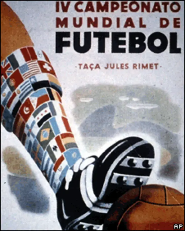 Постер чемпионата мира в Бразилии, 1950 год