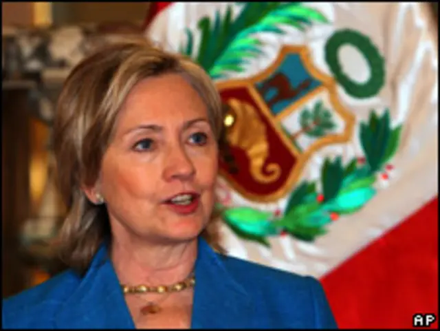 Hillary Clinton, secretaria de Estado de EE.UU.