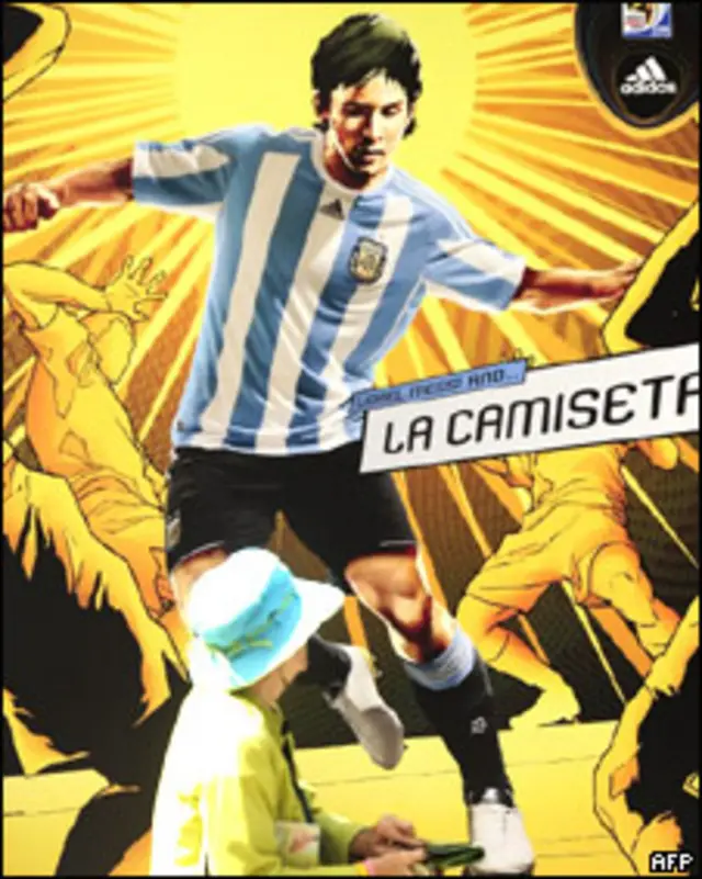 Cartel de Lionel Messi