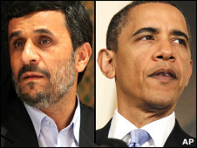باراک اوباما و محمود احمدی نژاد