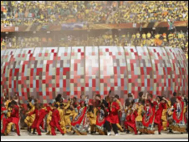 Cerimônia de abertura. Crédito: Reuters