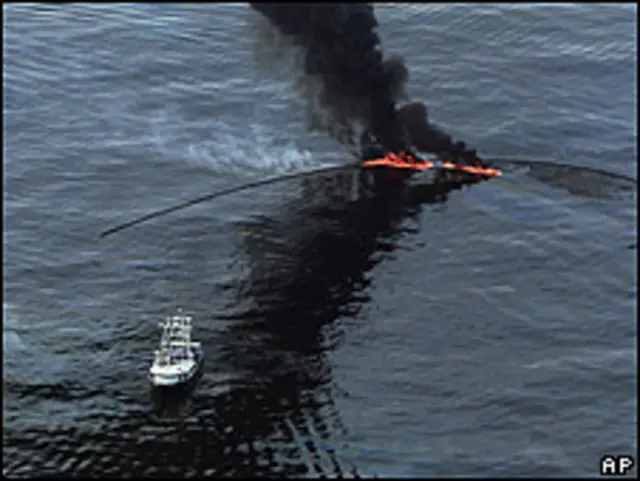 Derrame de petróleo en el Golfo de México