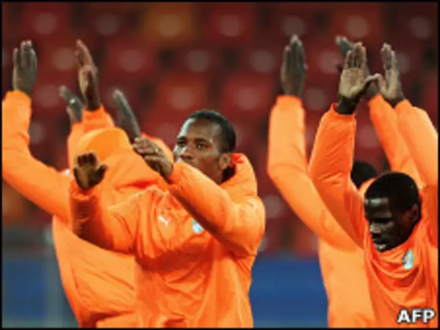 دروجبا خلال التدريب