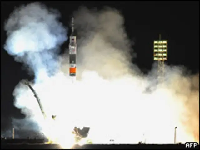 Старт космического корабля "Союз" 16 июня 2010 года