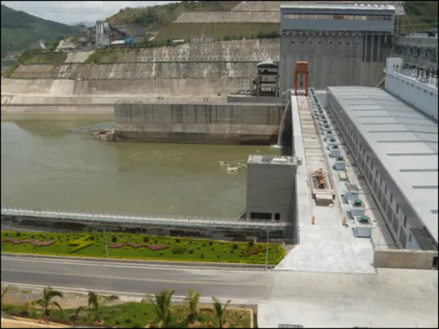 ̣̣Đập Cảnh Hồng do Trung Quốc xây ở thượng nguồn Mekong