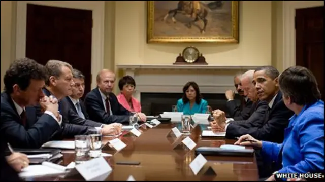 Eksekutif BP dan Presiden Obama