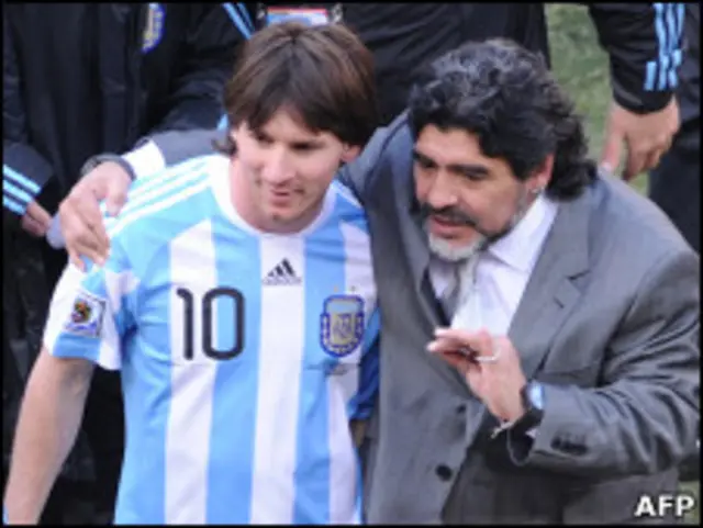 مارادونا وميسي