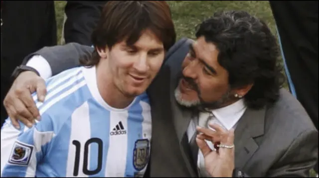 Maradona, Messi
