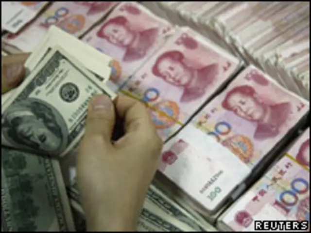 Đây không phải  lần đầu Trung Quốc để Nhân dân tệ tăng giá nhanh