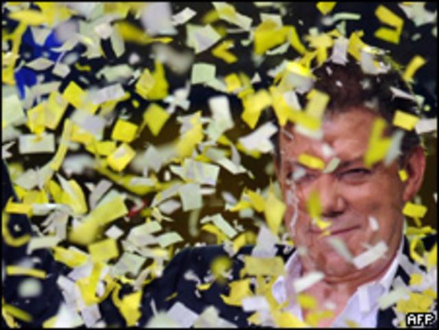 Juan Manuel Santos, presidente electo de Colombia