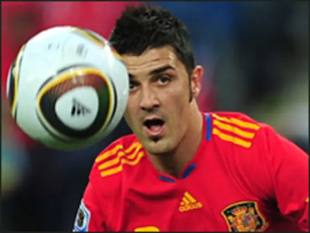 David Villa kembali jadi andalan Spanyol di lini depan