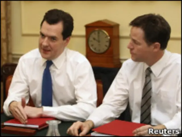 Джордж Осборн и Ник Клегг