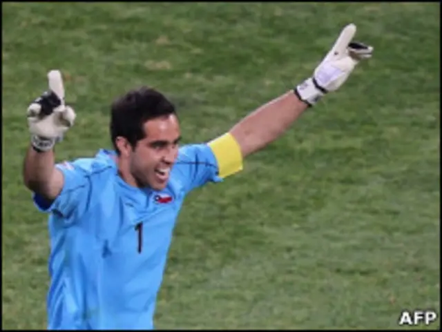 Вратарь сборной Чили