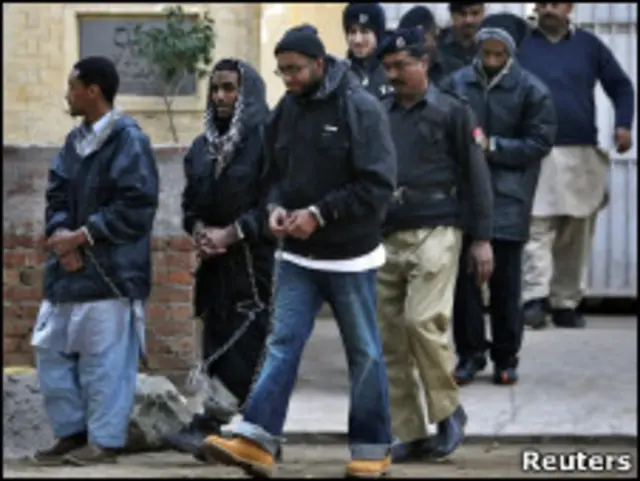 الأمريكيون الخمسة المدانون بجرائم الإرهاب في باكستان