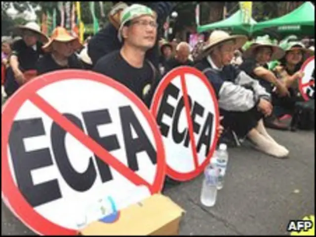 Demonstran di Taiwan