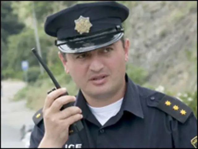 Патрульный полицейский в Грузии