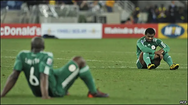 Wachezaji wa Nigeria