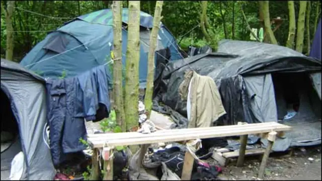 Khu lều trại ở Calais