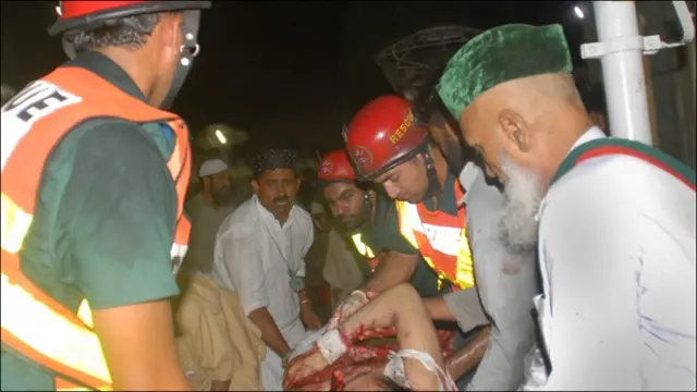 زخمیوں میں سے کئی کی حالت تشویش ناک بتائی جا رہی ہے