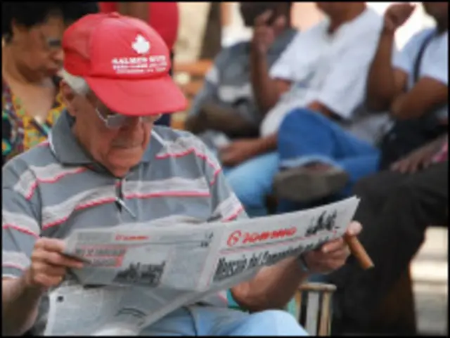 Periódico Granma (Foto: Raquel Pérez)