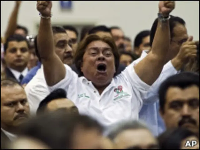 Поддерживаюицй Институционно-революционную партию