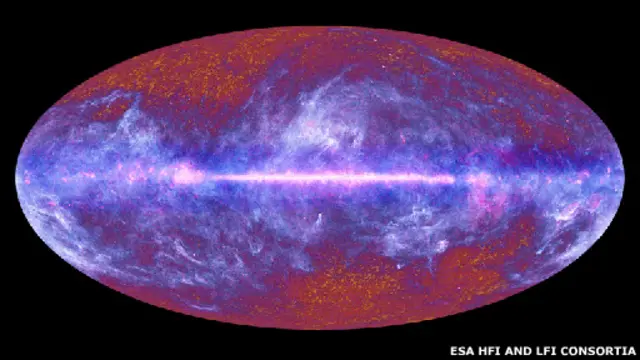 تصویر کهکشان توسط تلسکوپ پلانک