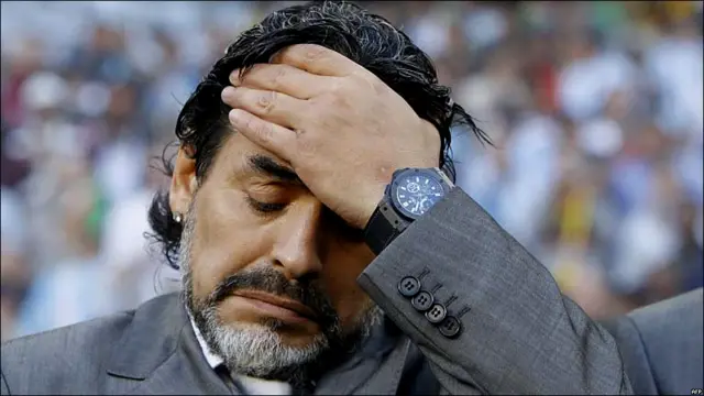 Диего Марадона, тренер сборной Аргентины