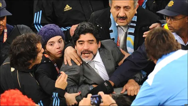 Диего Марадона, тренер сборной Аргентины