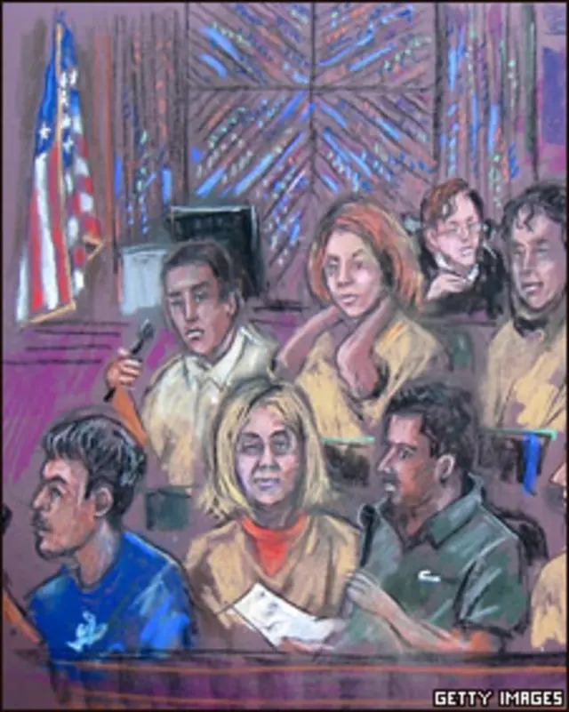 Во время суда с участием обвиняемых в шпионаже в пользу России