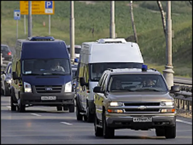 جاسوس های روسیه در این خودروها به مسکو آورده شدند