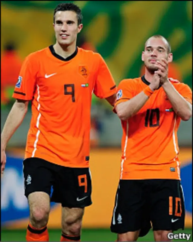 Van Persie y Sneijder