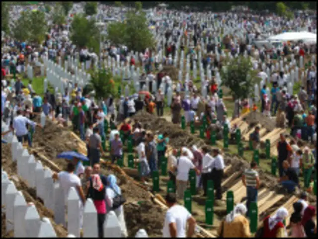بوسنیا، مسلمانوں کی قبریں