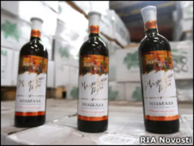 Бутылки молдавского вина