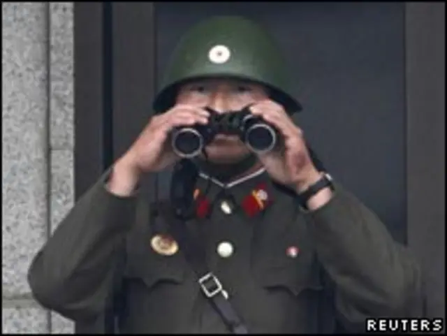 板门店停战区朝鲜卫兵