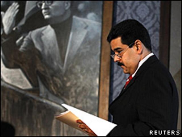 Nicolás Maduro, canciller de Venezuela