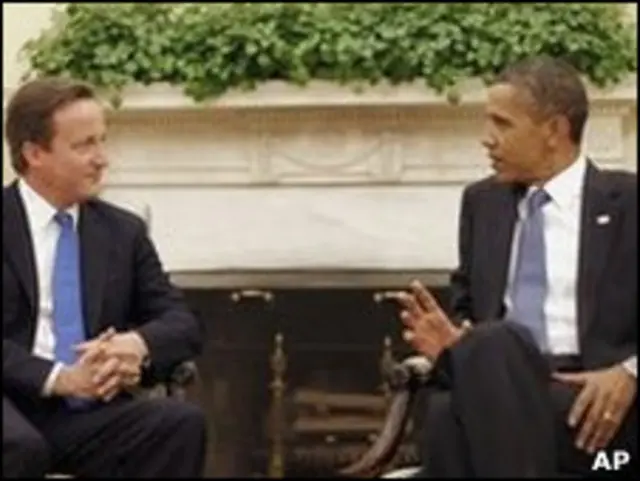 David Cameron dan Barack Obama