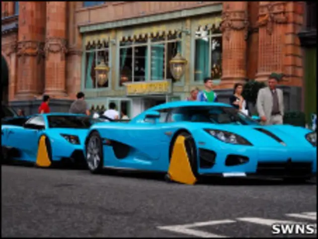 Суперкары в Лондоне