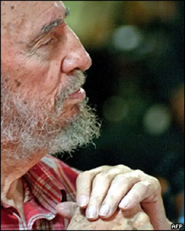 Fidel Castro, ex presidente de Cuba. 
