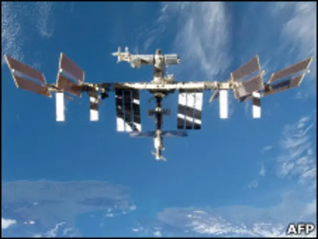 Международная космическая станция на орбите